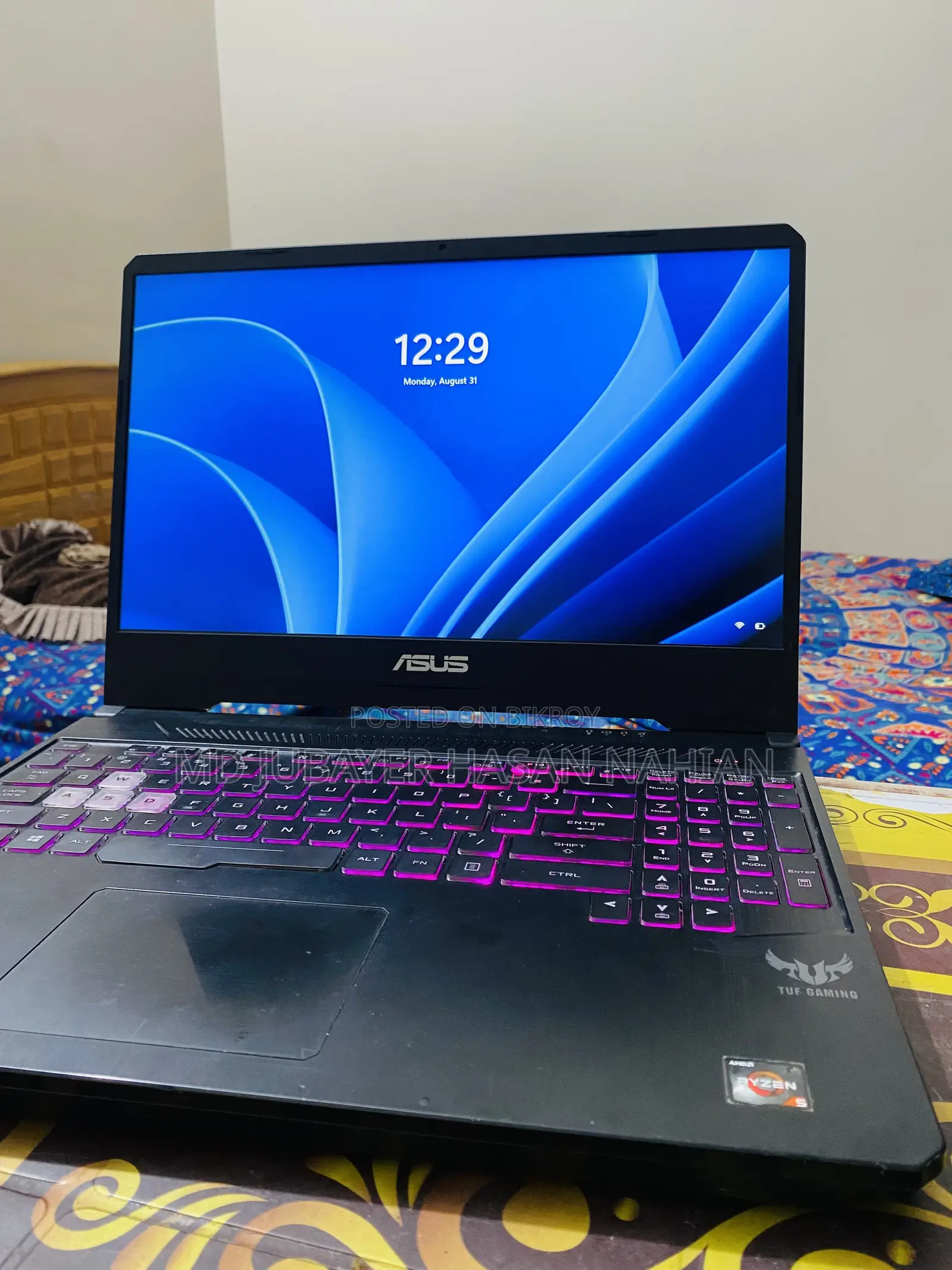Laptop Asus TUF Gaming FX504 16GB AMD Ryzen 5 HDD+SSD 1T
