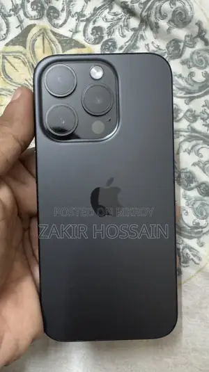 অ্যাপল আইফোন ১৫ প্রো ১২৮ জিবি ব্ল্যাক
