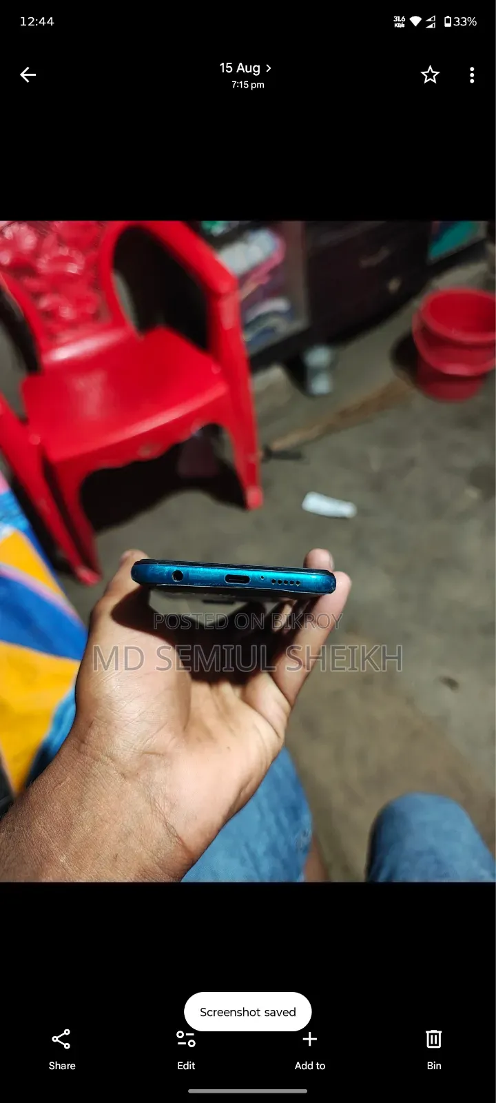Xiaomi Redmi Note 9 Pro 64 GB Blue