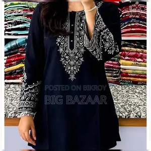 One Piece Ebmroidery Short Kurti