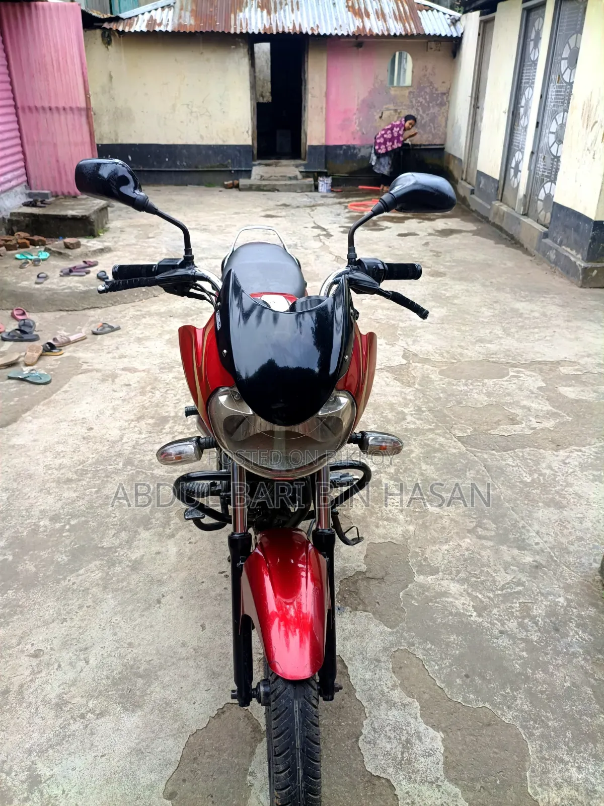 Bajaj Discover 100 2017 Red