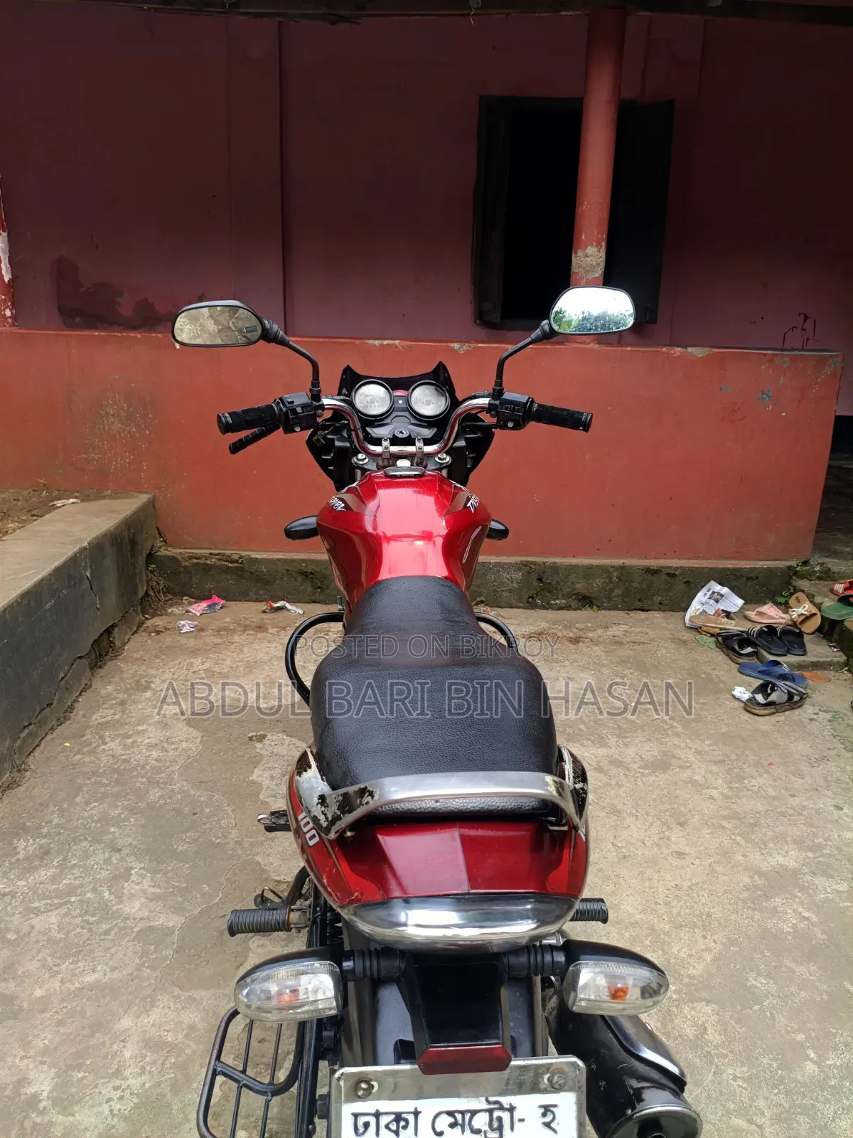 Bajaj Discover 100 2017 Red