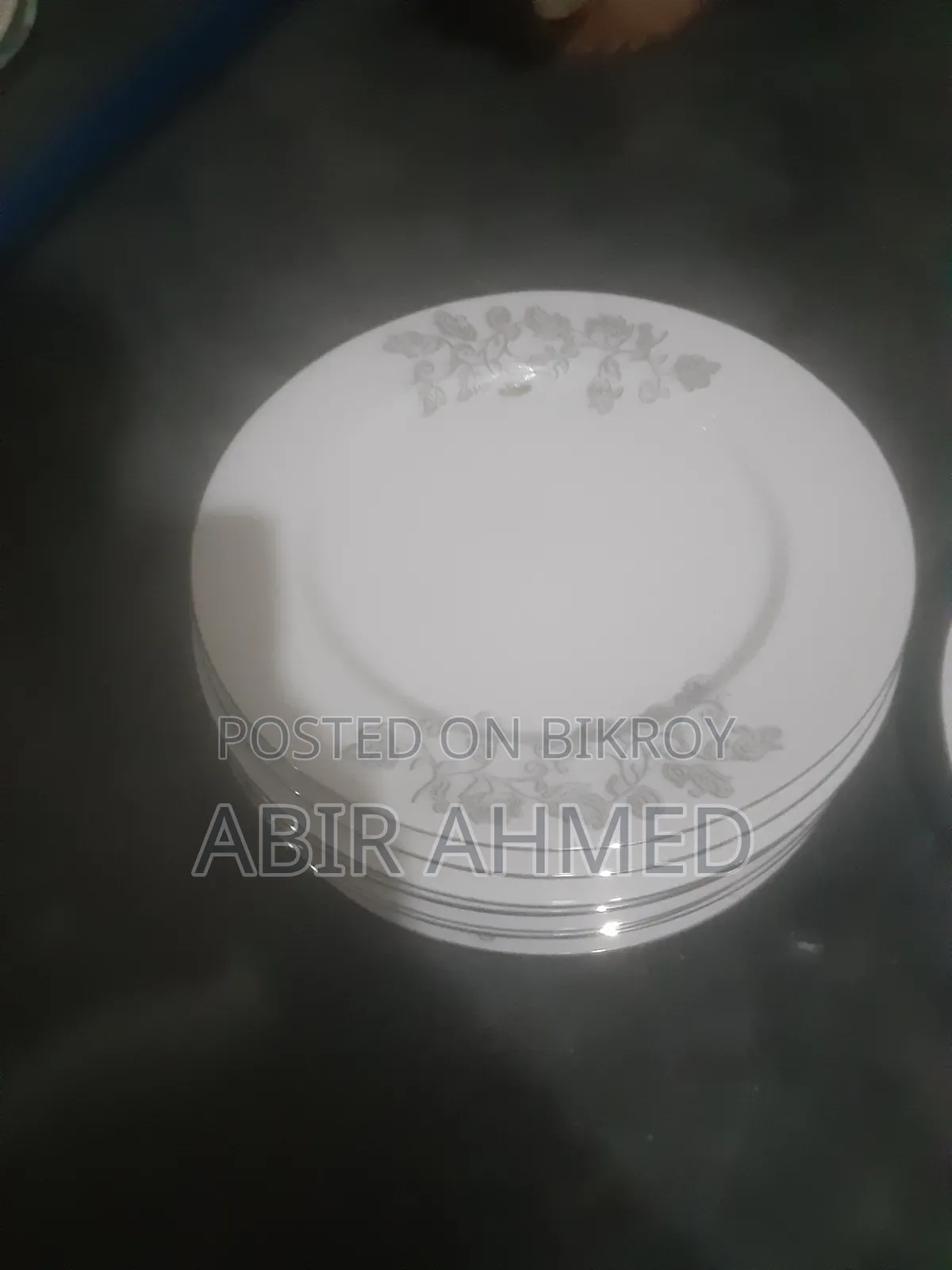 10 PCS Plate Set and One Dish