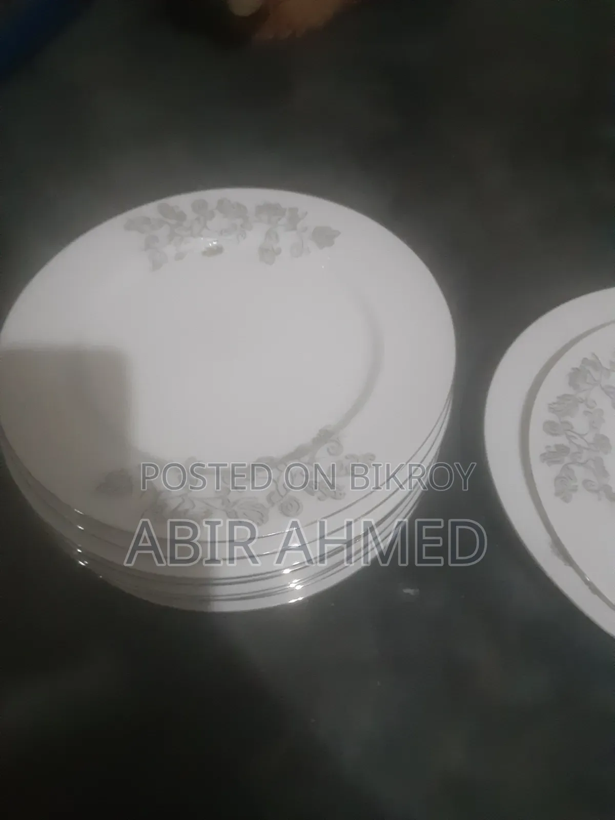 10 PCS Plate Set and One Dish