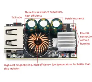 QC3.0 DIY ফাস্ট চার্জার – 24W স্টেপ-ডাউন মডিউল