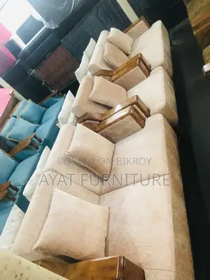 সোফা ২+২+১ সলিট ৪"ফোম