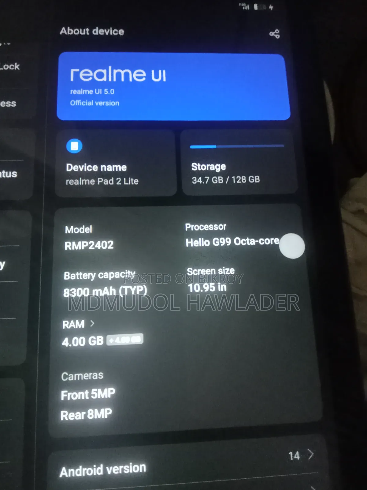 Laptop Xiaomi 4GB SSD 128GB