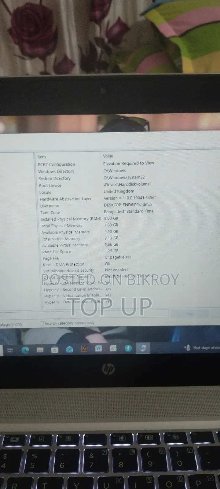 Laptop HP ProBook 440 G4 8GB Intel Core i5 HDD 1T