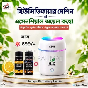 হিউমিডিফায়ার এবং এসেনশিয়াল অয়েল কম্বো