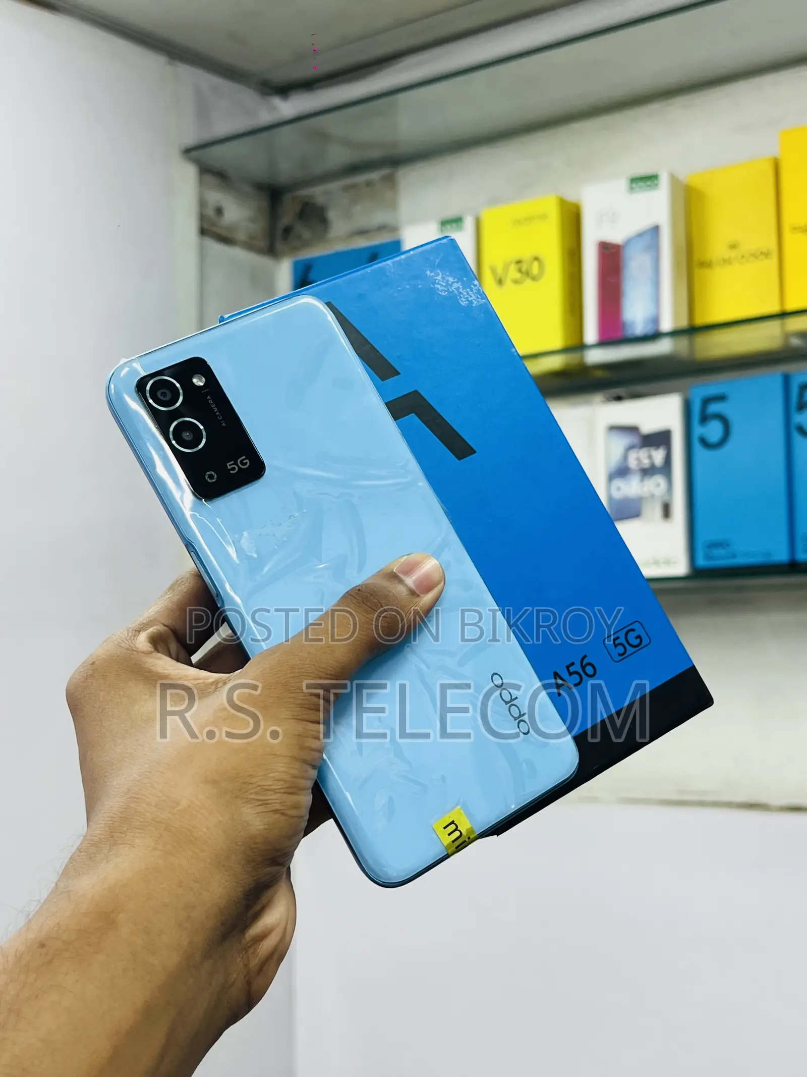 New Oppo A56 5G 256 GB Blue