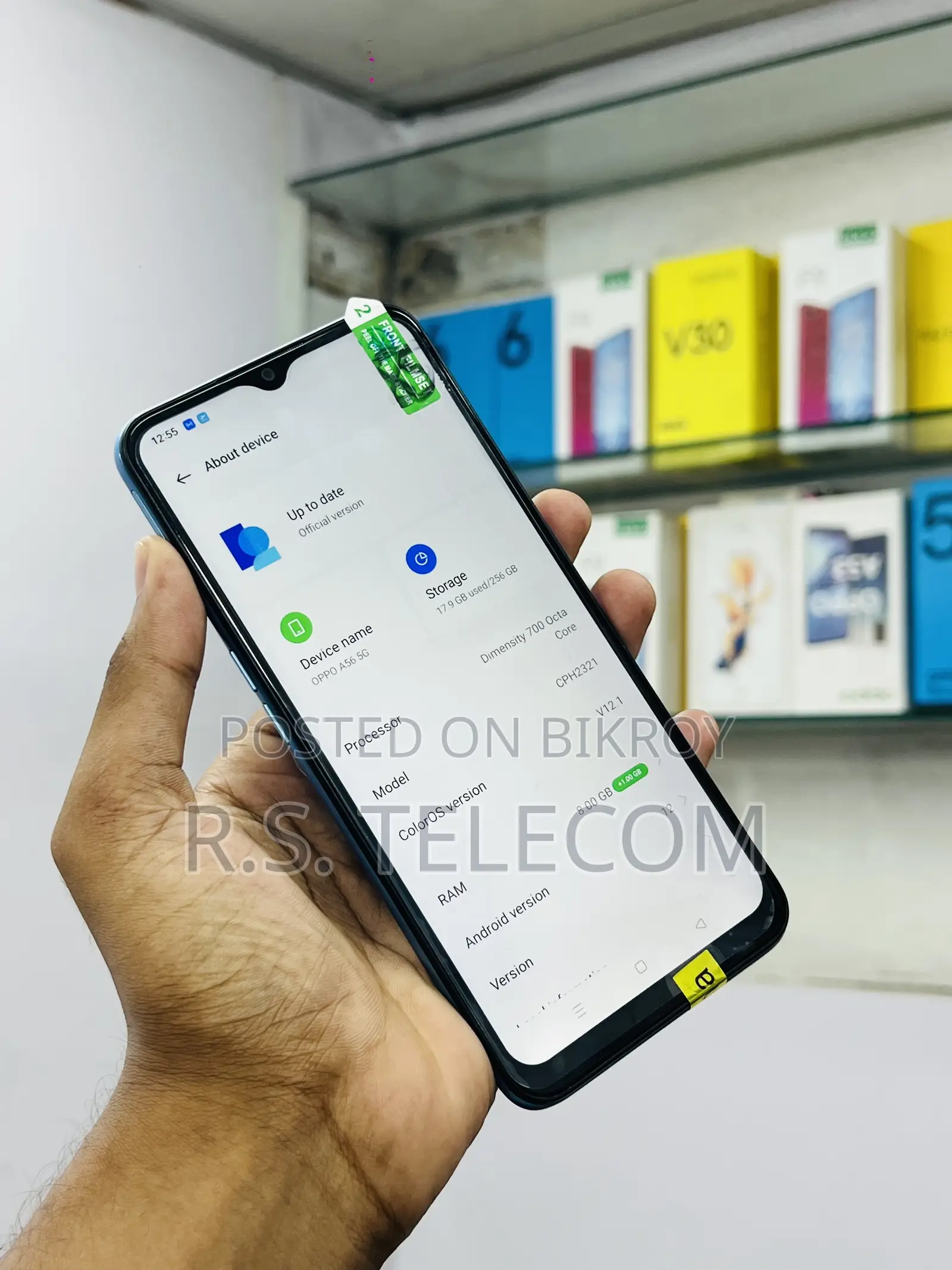 New Oppo A56 5G 256 GB Blue