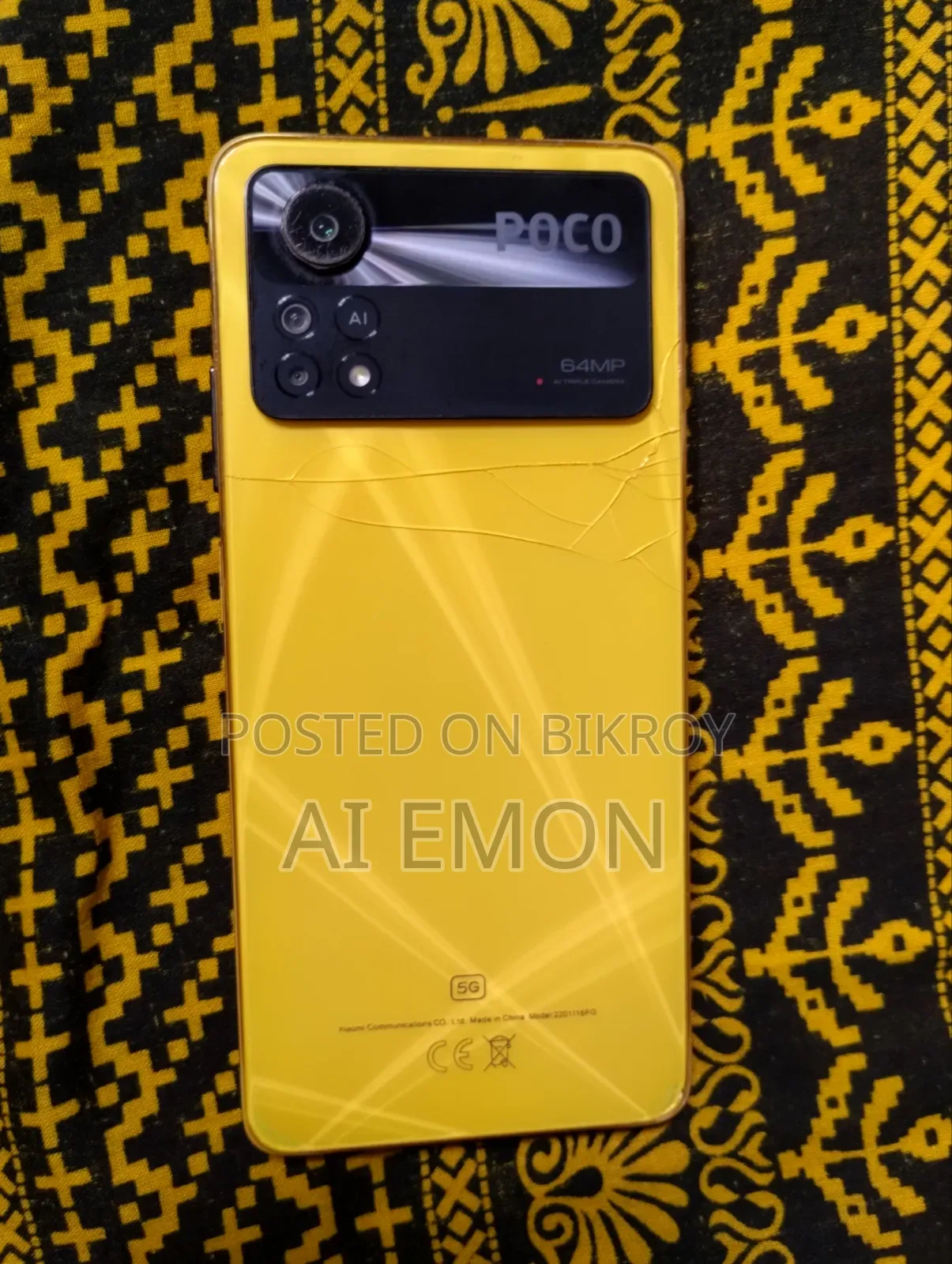 Xiaomi Poco X4 Pro 5G 128 GB Yellow