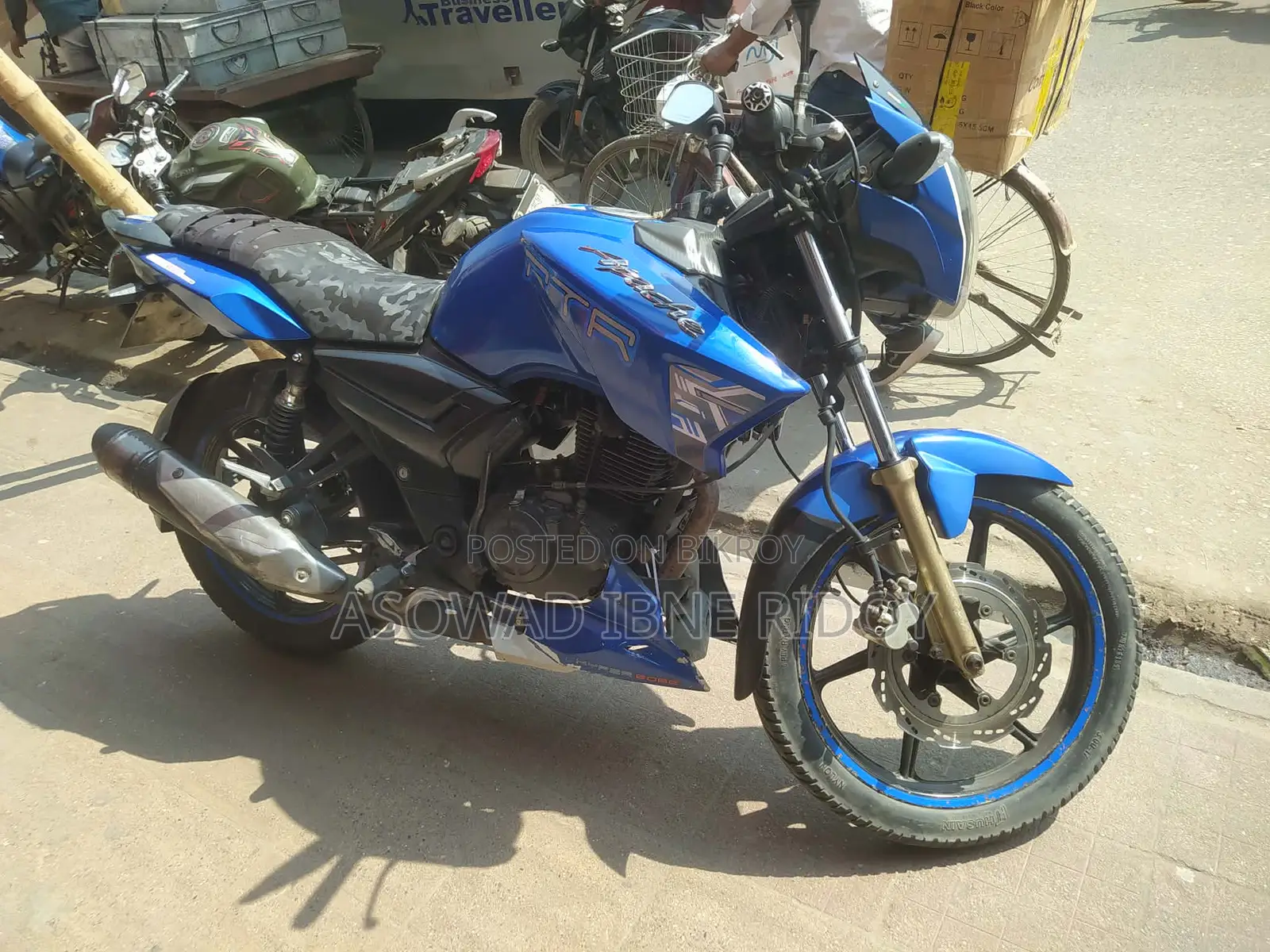 TVS Apache RTR 160 2V 2017 Blue