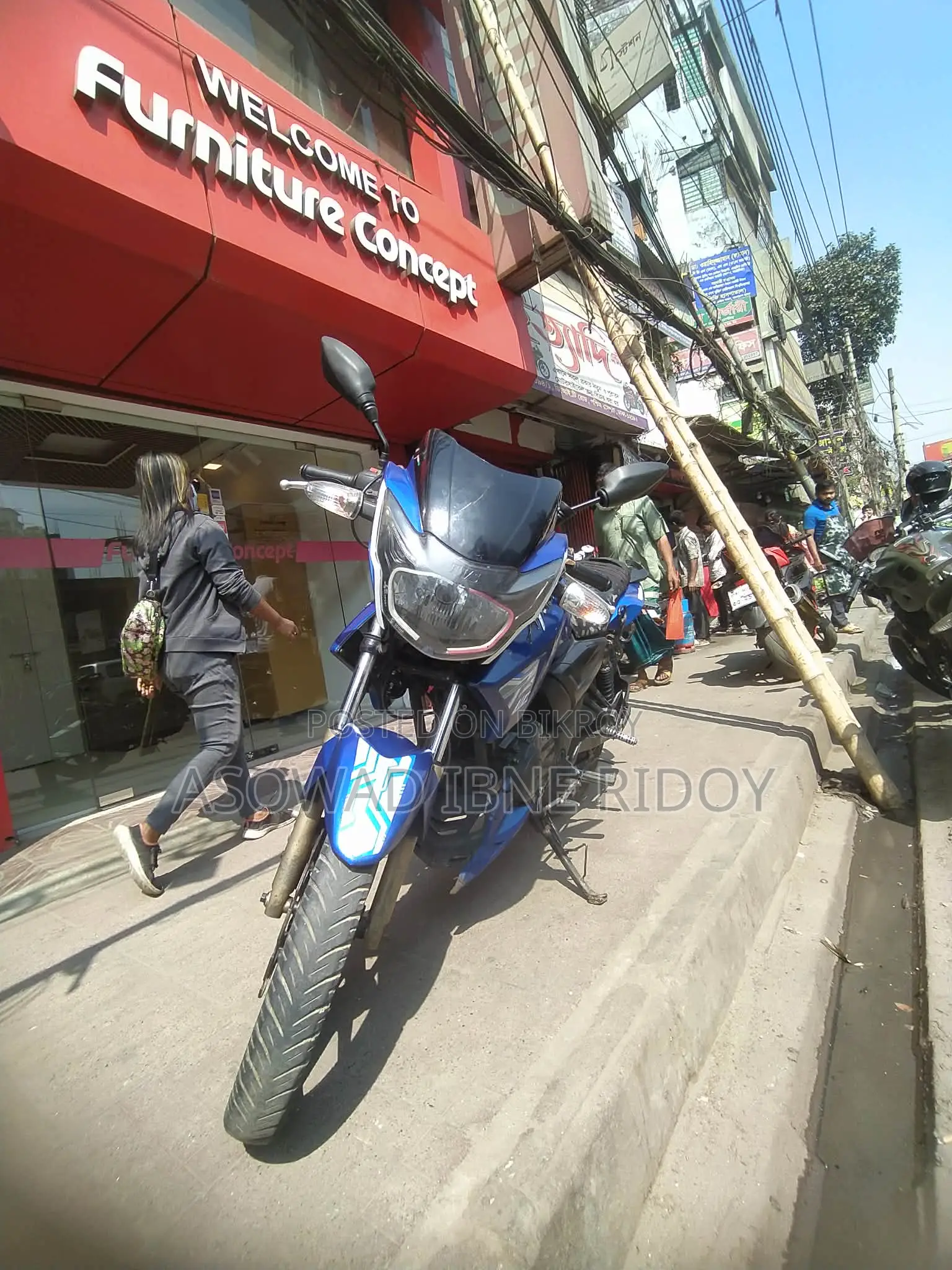 TVS Apache RTR 160 2V 2017 Blue
