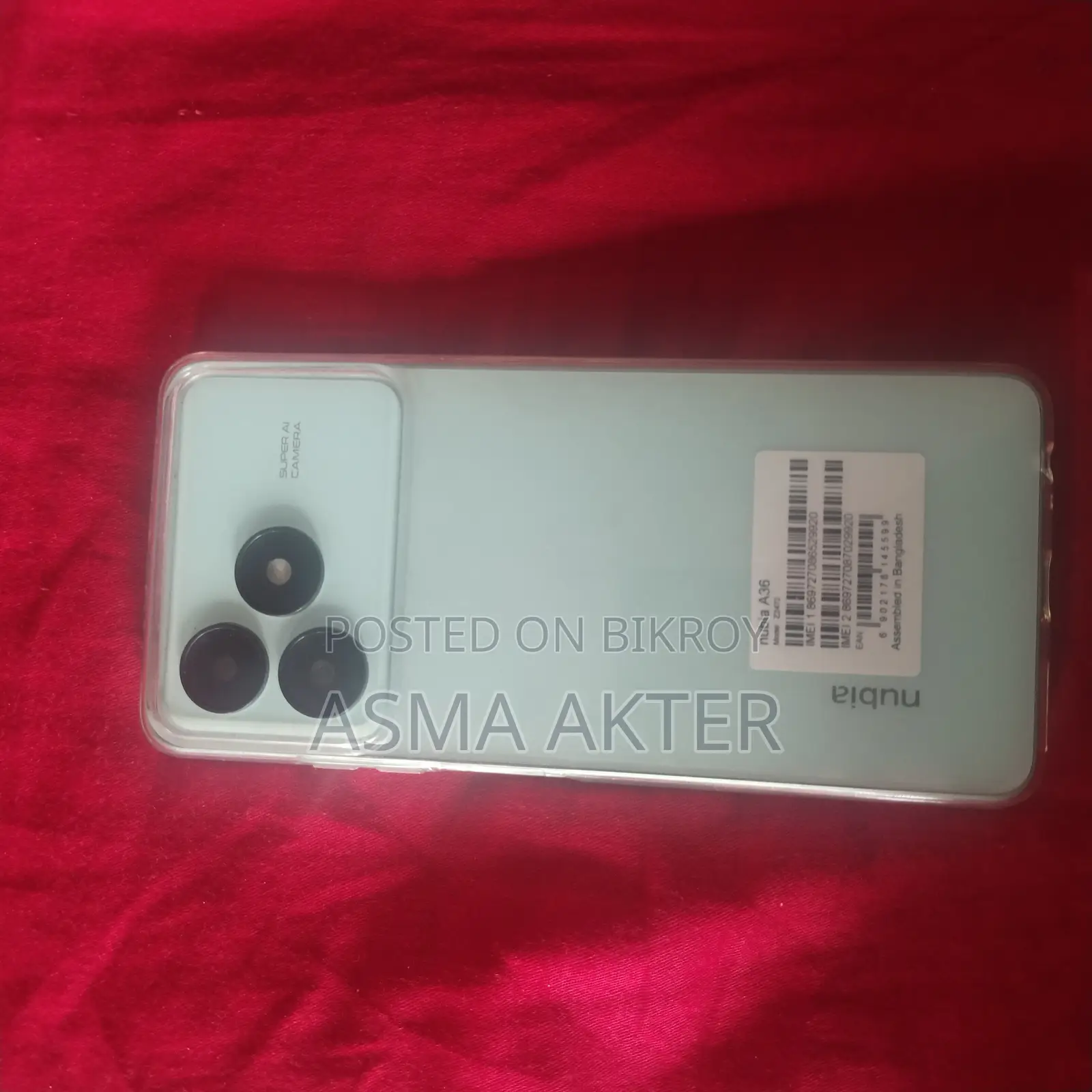 New ZTE Blade A36 64 GB Green