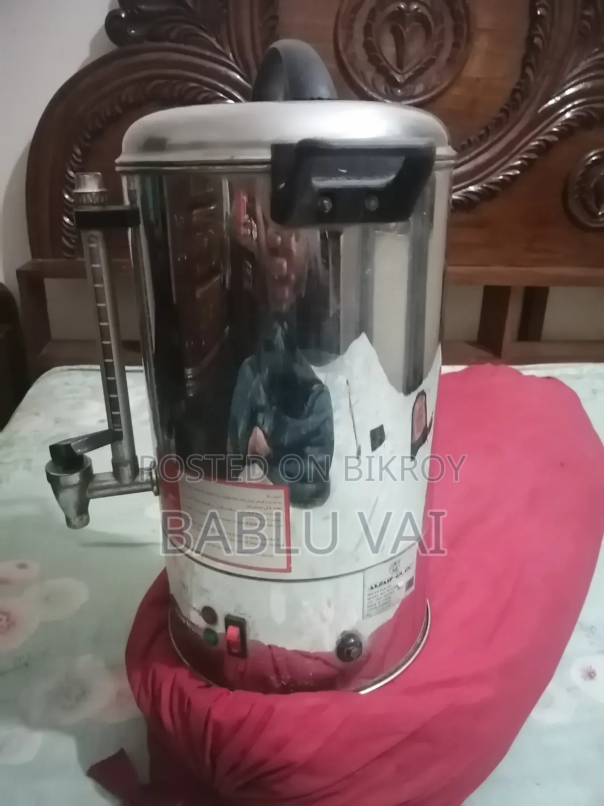 8 Liter Auto Water Heater in Stainless Steel