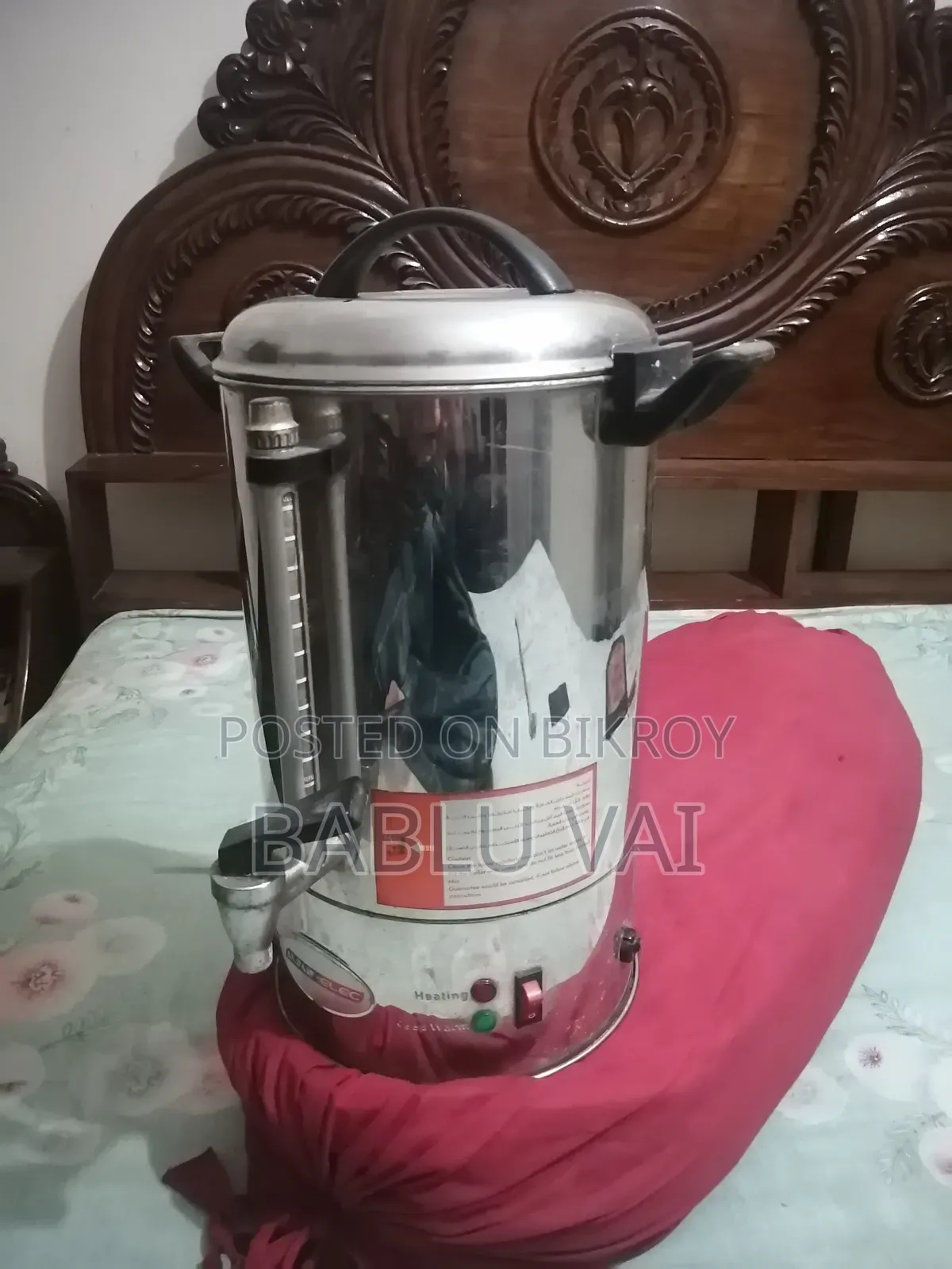 8 Liter Auto Water Heater in Stainless Steel