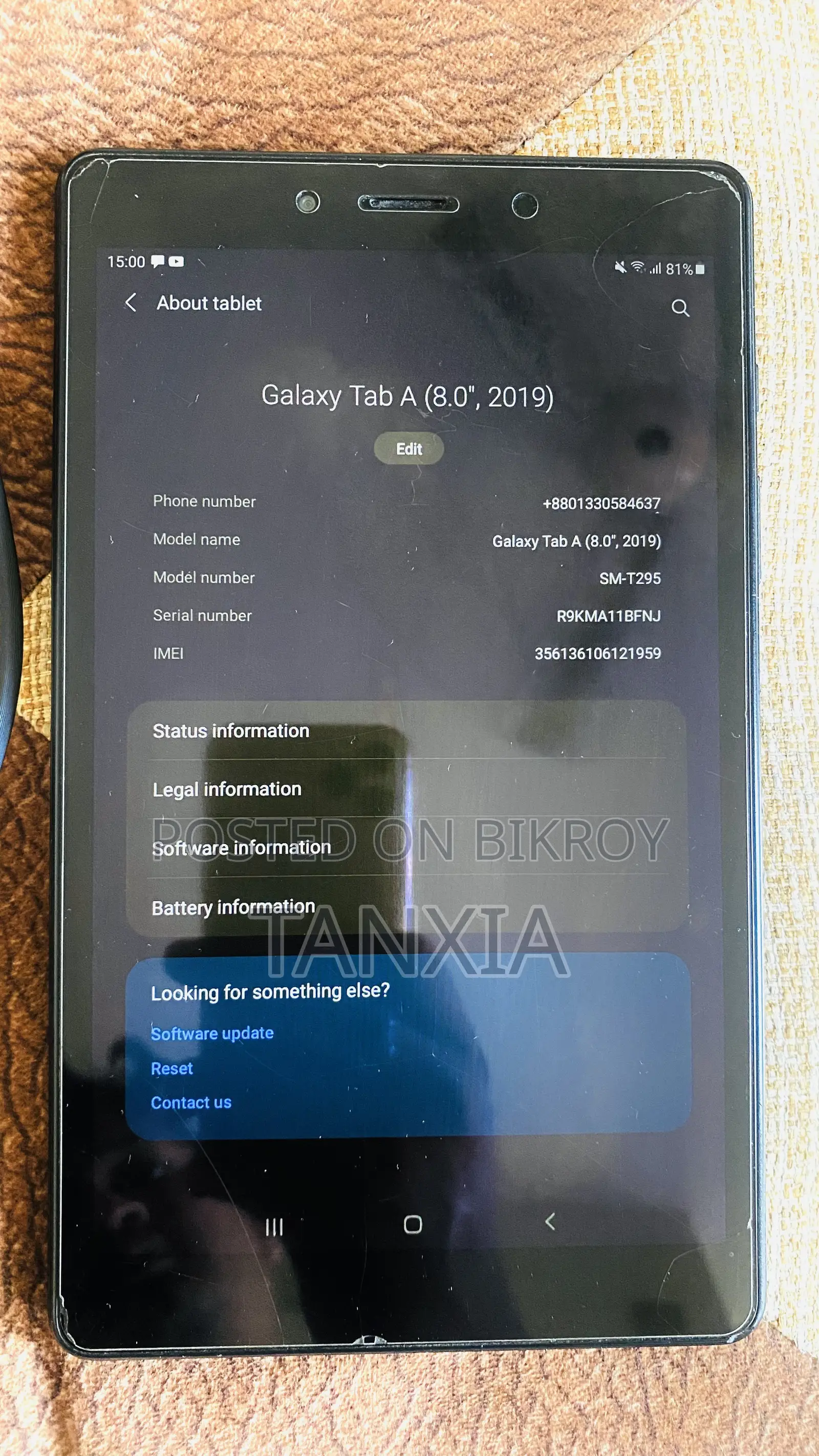 Samsung Galaxy Tab A 8.0 (2019) 32 GB Black