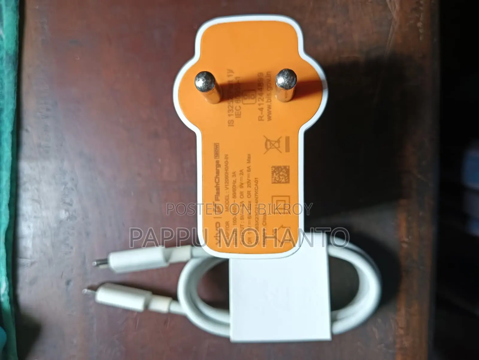 Vivo Iqoo Neo 9 Pro Charger 120W