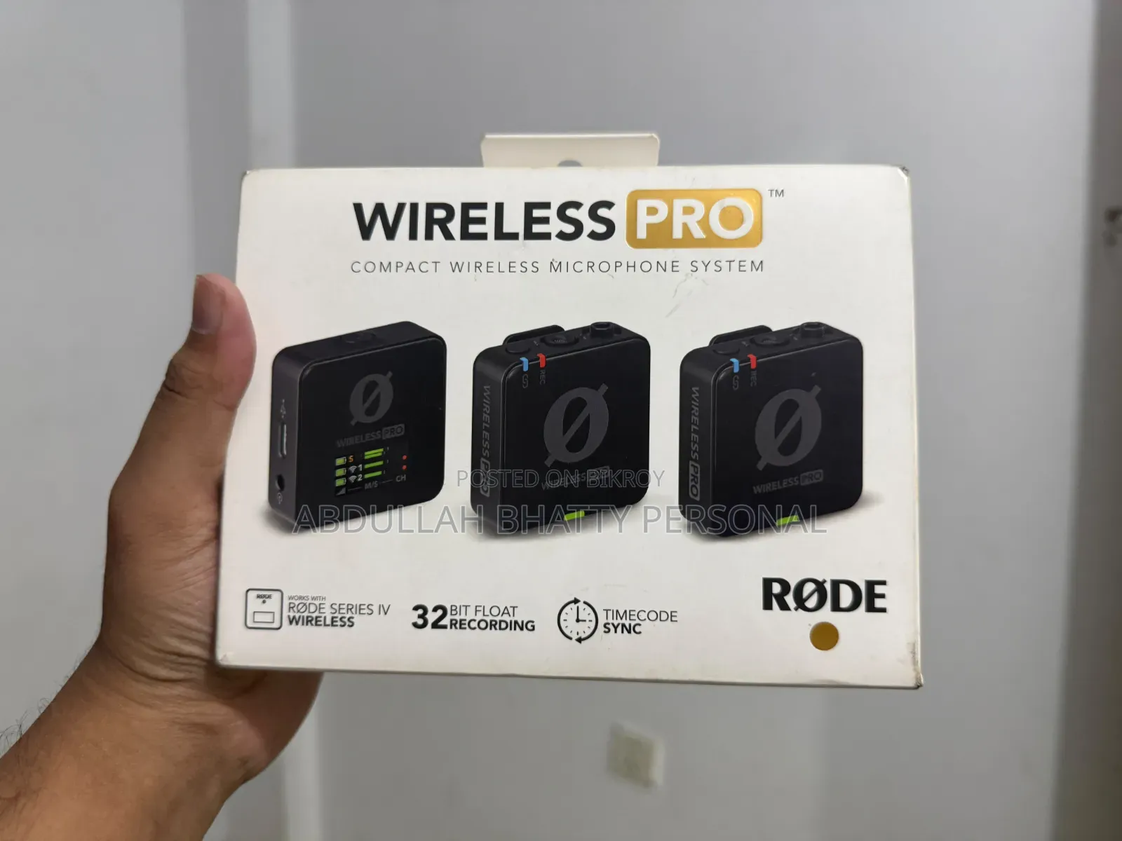 RODE Wireless PRO Microphone System - Full Boxed