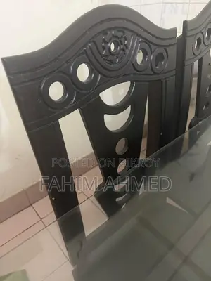 স্মার্ট ডাইনিং টেবিল সেট উইথ গ্লাস টপ (৬ চেয়ার)