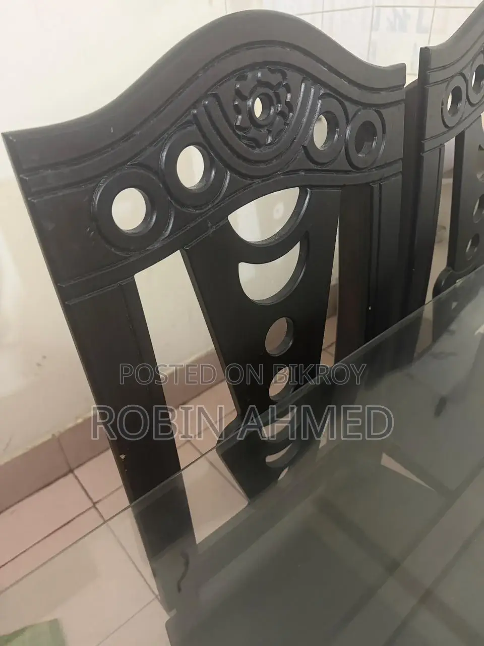 স্মার্ট ডাইনিং টেবিল সেট উইথ গ্লাস টপ (৬ চেয়ার)