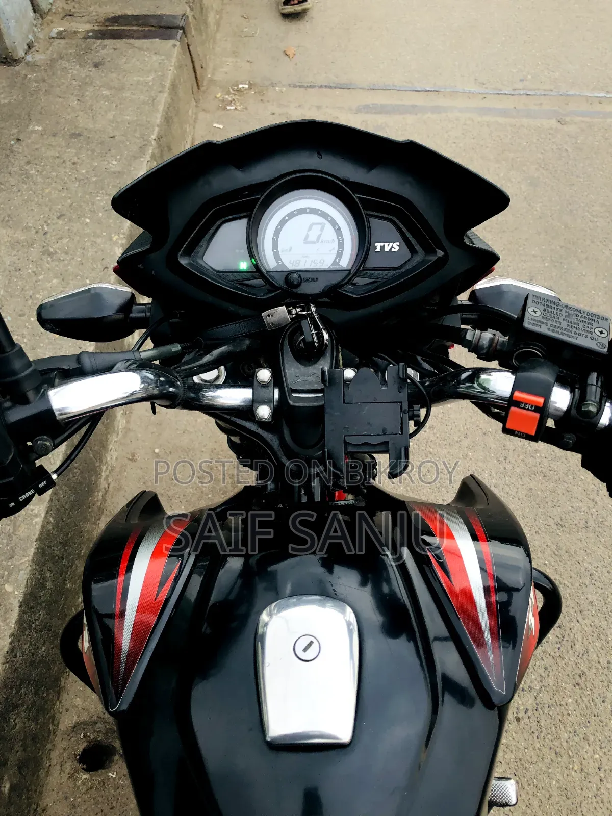 TVS Stryker 125 2018 Black