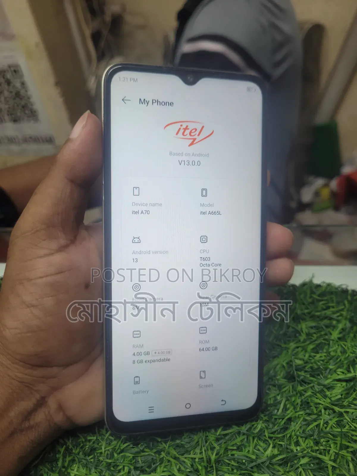 Itel A70 128 GB White