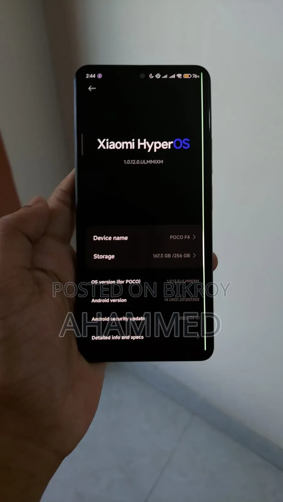 Xiaomi Poco F4 256 GB Black