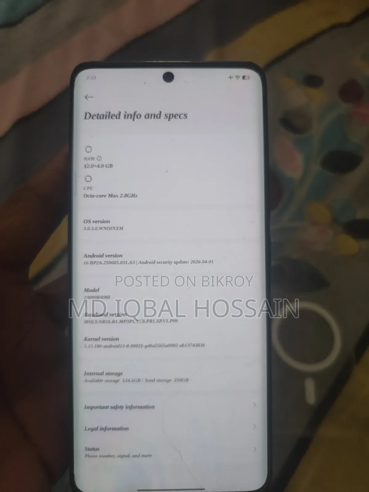 Xiaomi Redmi Note 13 Pro+ 256 GB Black