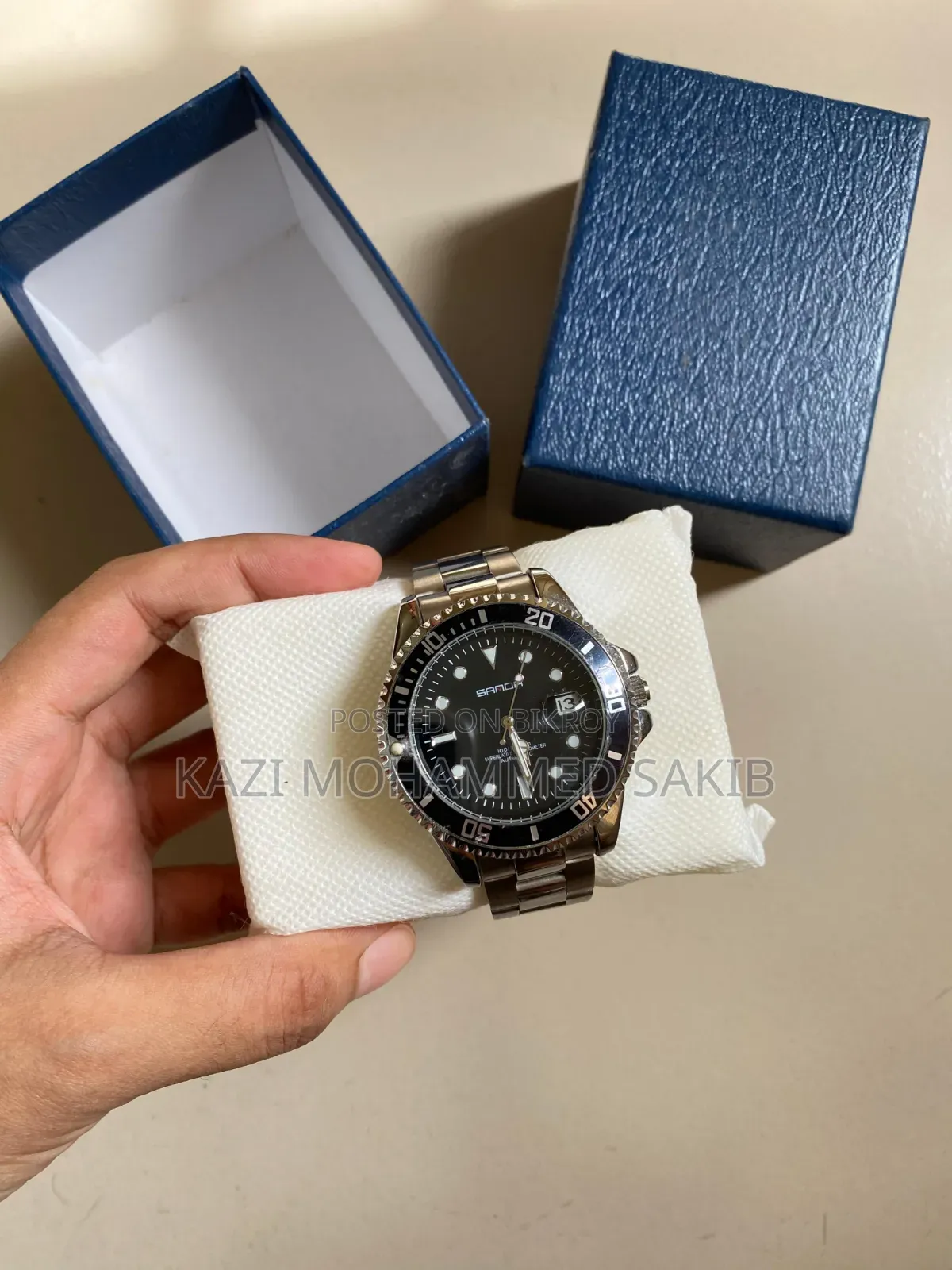 Sanda 1099 Quartz Analog Casual Business Stainless Steel Watch
