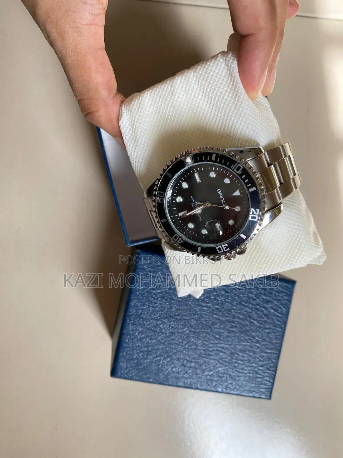 Sanda 1099 Quartz Analog Casual Business Stainless Steel Watch