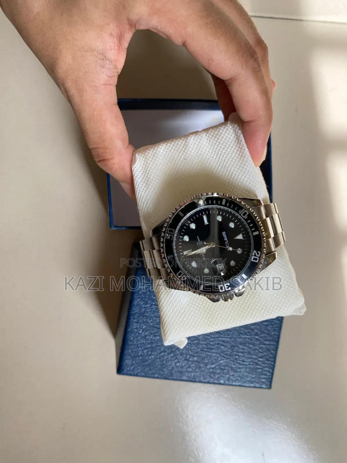 Sanda 1099 Quartz Analog Casual Business Stainless Steel Watch