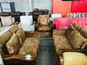 সোফা ২+২+১ সলিট ৪"ফোম বেলবেট কাপড়