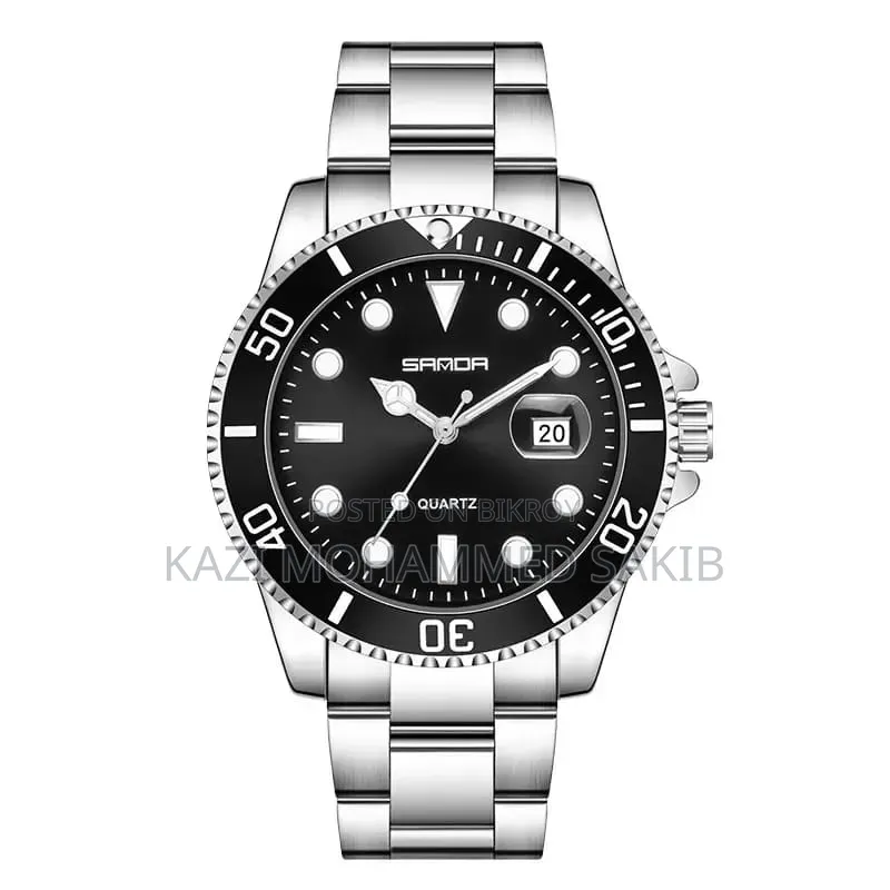 Sanda 1099 Quartz Analog Casual Business Stainless Steel Watch