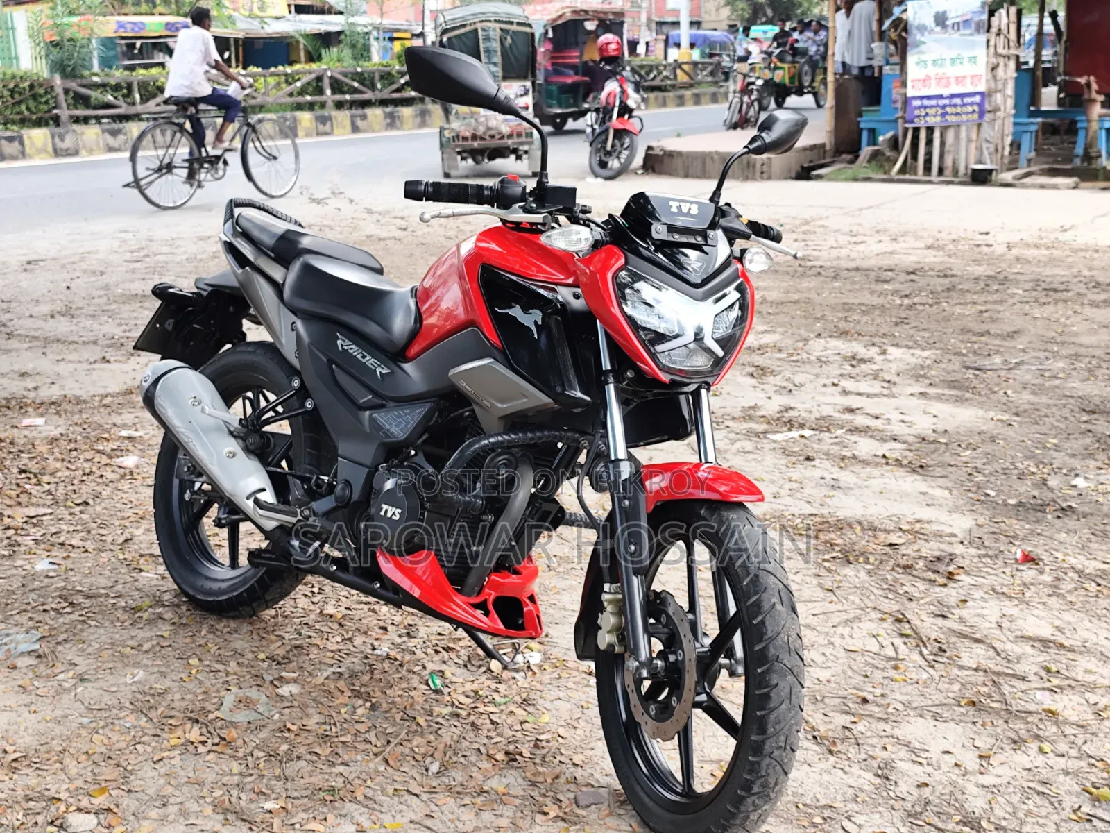 TVS Raider 125 2022 Red