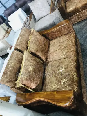 সোফা ২+২+১ সলিট ৪"ফোম বেলবেট কাপড়