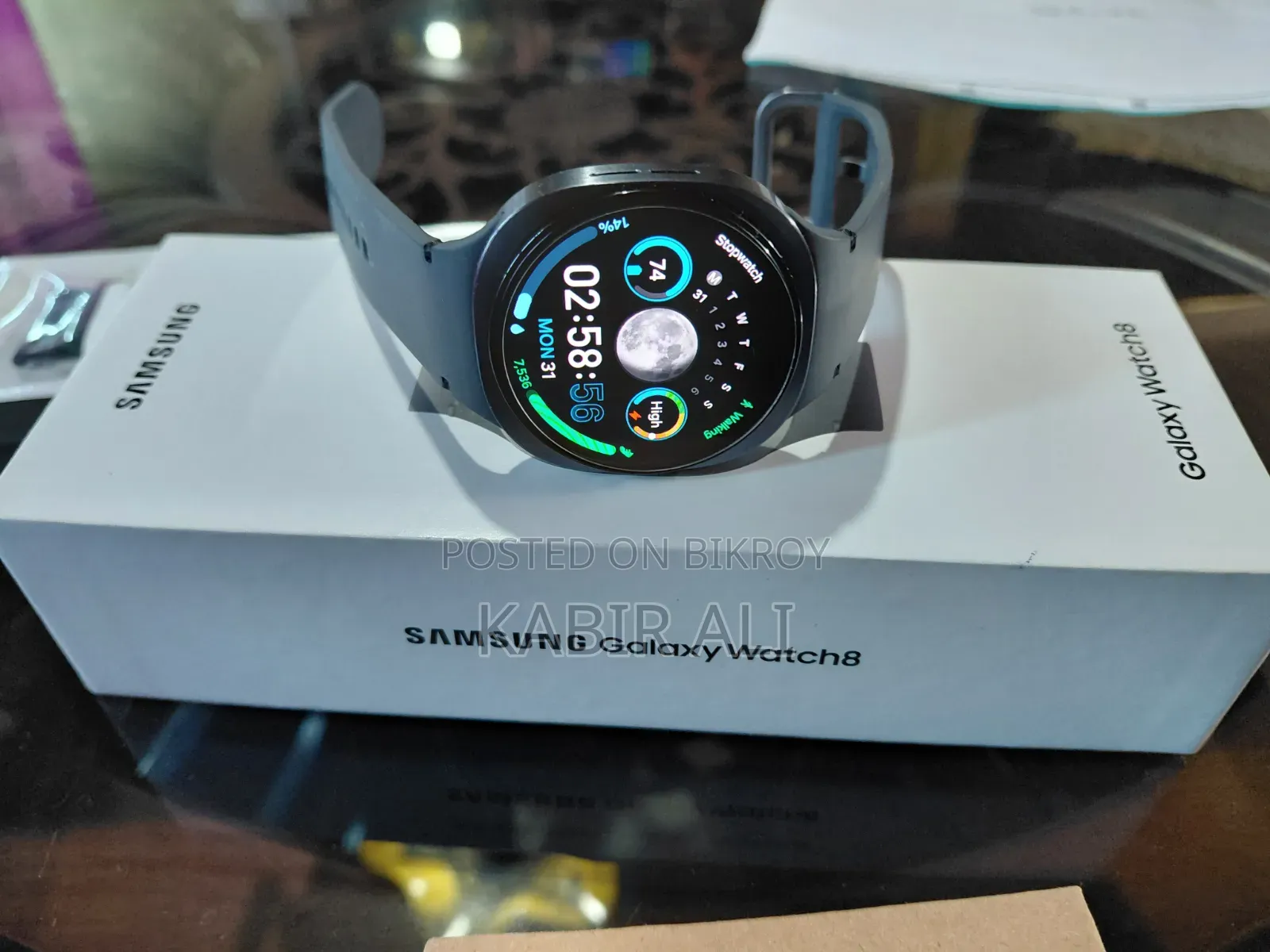 Samsung Galaxy Watch 8 40 Mm With 3 Intake Screen Protector, 4 Covers,