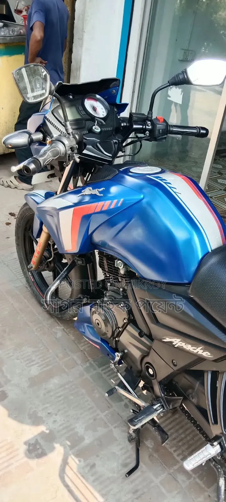 TVS Apache RTR 160 2V 2020 Blue