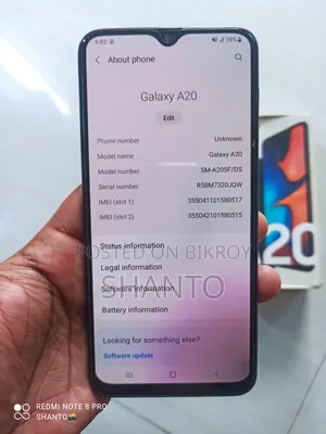 Samsung Galaxy A20 32 GB Black