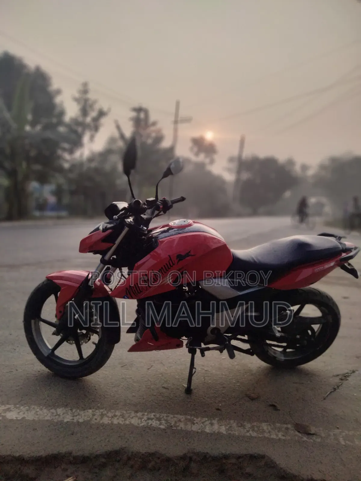 TVS Apache RTR 160 4V 2021 Red