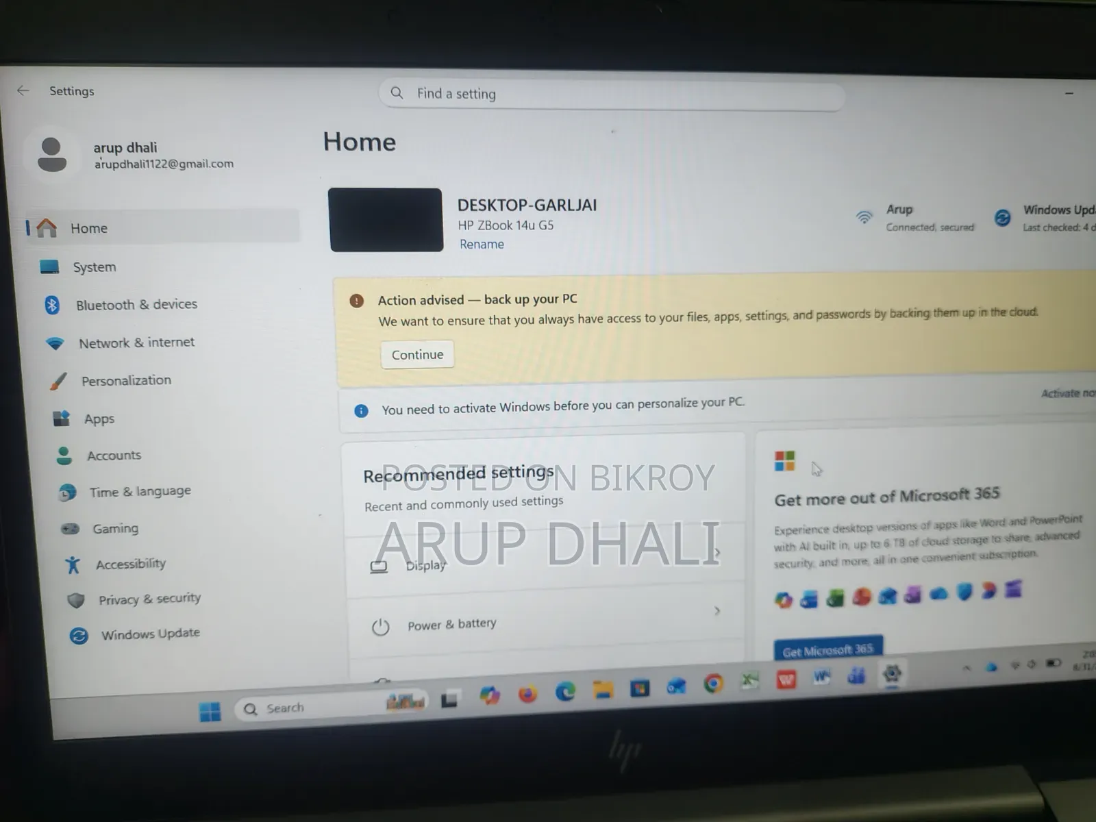 Laptop HP ZBook 14u G5 8GB Intel Core i5 SSD 256GB