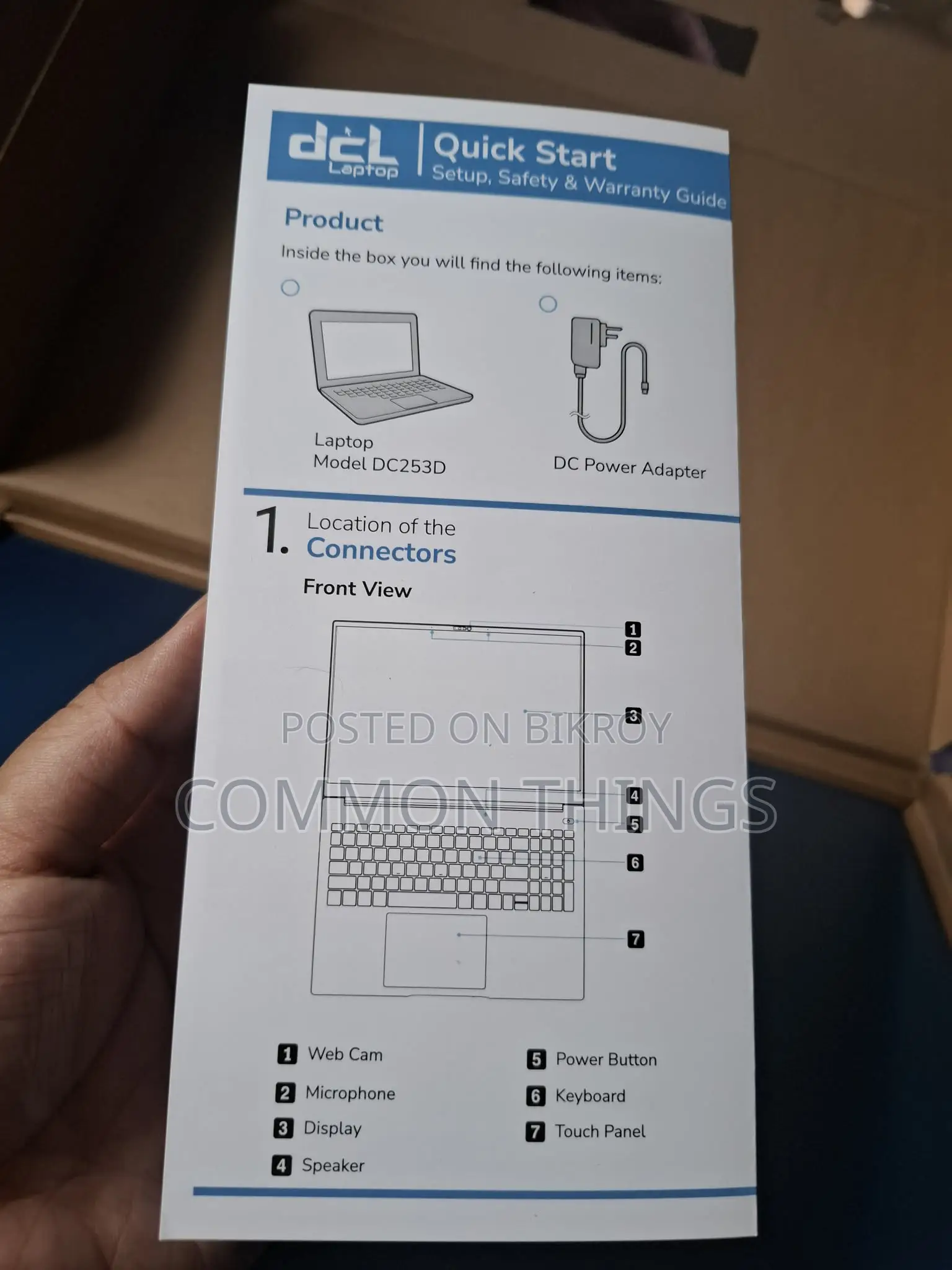 New Laptop 8GB Intel Core i3 SSD 500GB