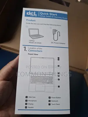 New Laptop 8GB Intel Core i3 SSD 500GB