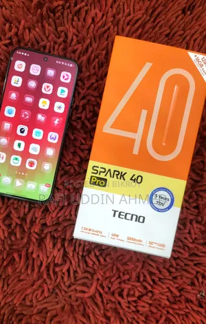 Tecno Spark 40 Pro+ 128 GB Black