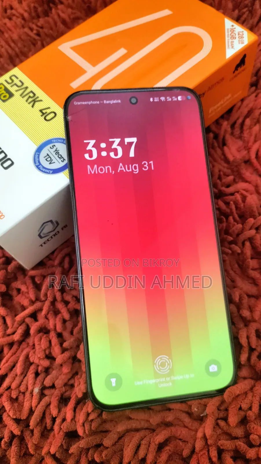 Tecno Spark 40 Pro+ 128 GB Black