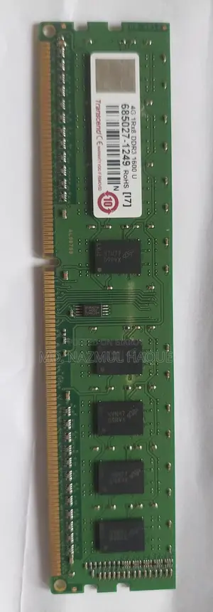 RAM 4GB, DDR3, 1600 MHz Quantity : 2 (Two)