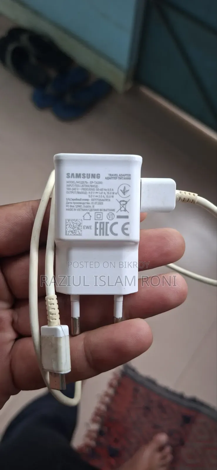 Samsung 15w Charger Original Phoner Sate Peyecilam