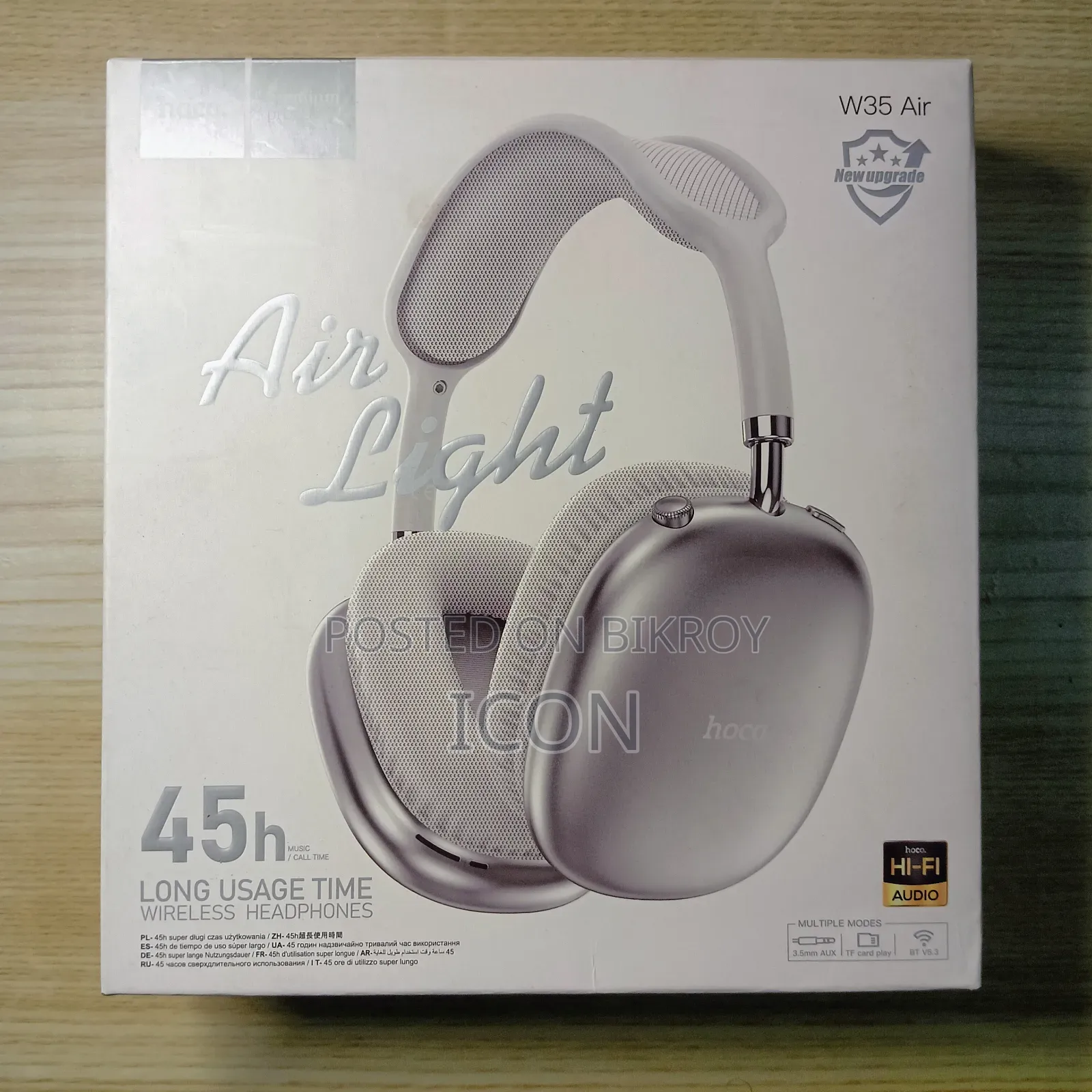 Hoco W35 Air Bluetooth Headphone (With Box) Full Fresh