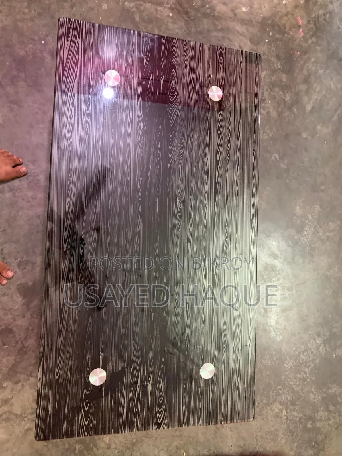 Duble Glass T  Table
